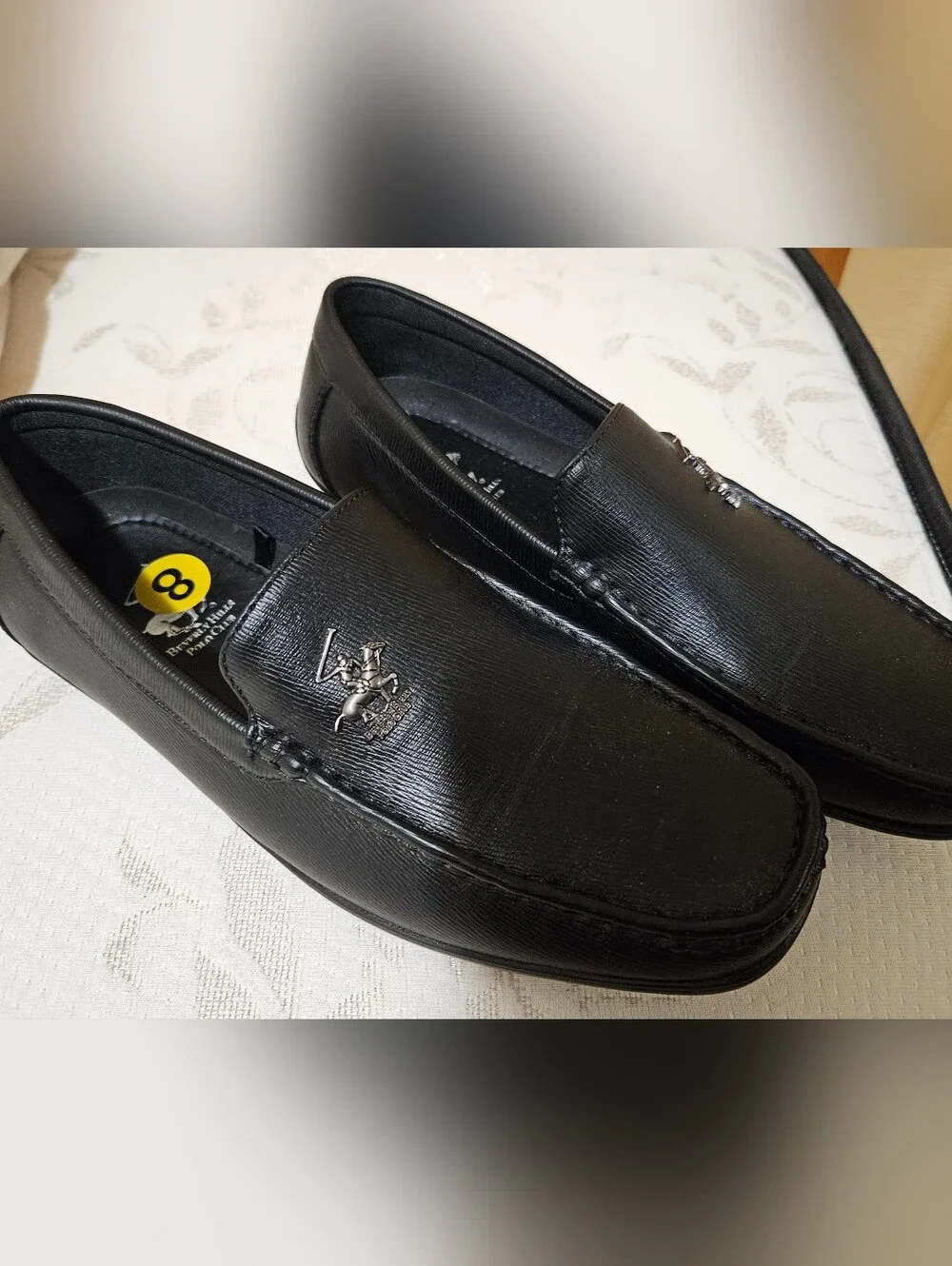 Beverly Hills Polo Club Men’s Black Slip-On Loafers (8)